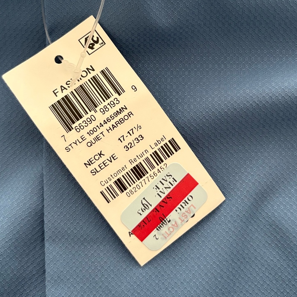 NWT Alfani Mens Solid Knit Button-Down Shirt - Picture 7 of 8
